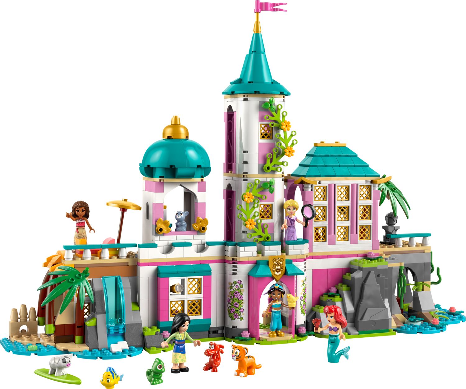 LEGO Disney Princess Castle & Royal Pets 787 Pieces, imported from the UK