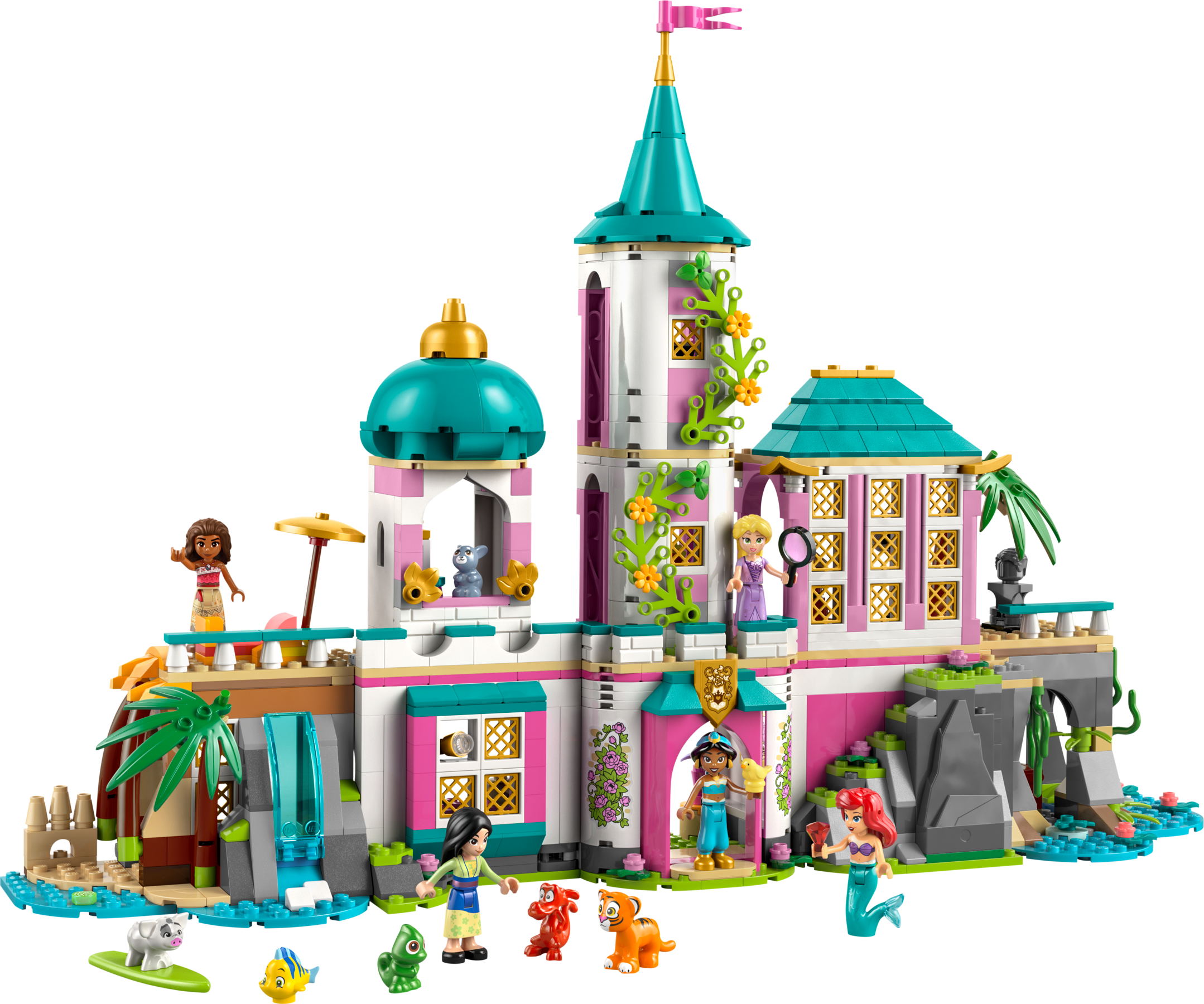 LEGO Disney Princess Castle & Royal Pets 787 Pieces, imported from the UK
