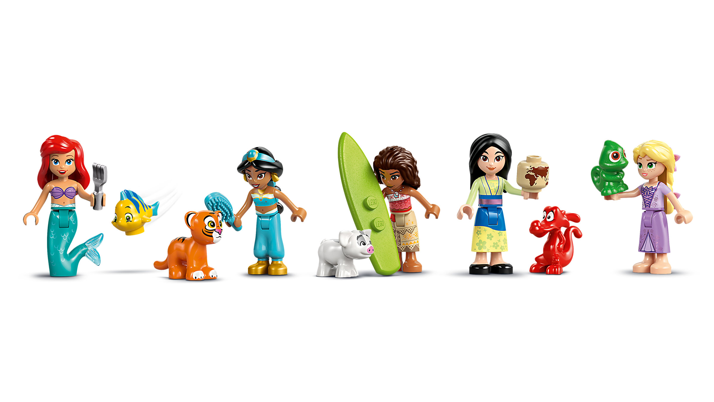 LEGO Disney Princess Castle & Royal Pets 787 Pieces, imported from the UK