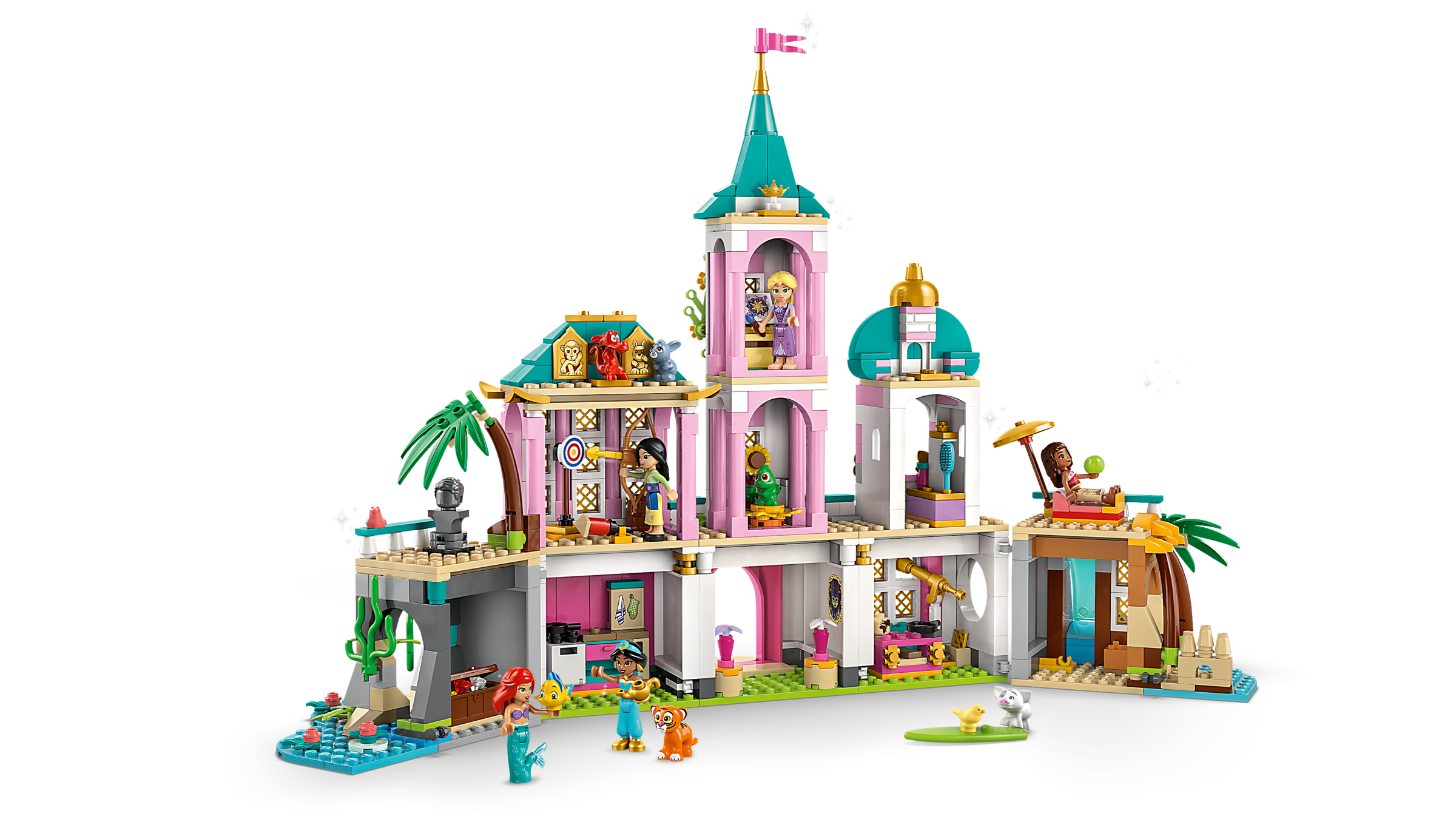 LEGO Disney Princess Castle & Royal Pets 787 Pieces, imported from the UK
