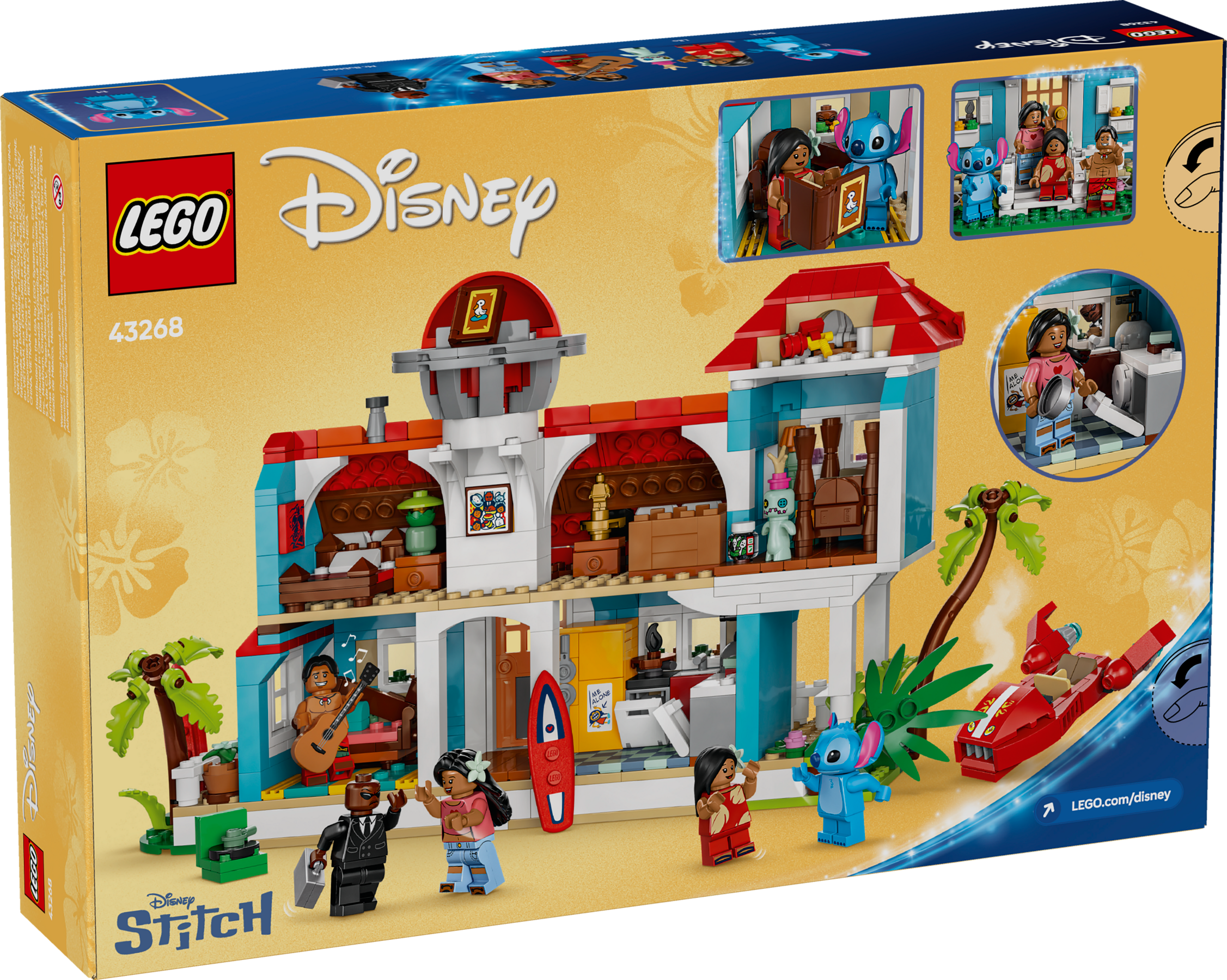 LEGO Lilo Stitch Beach House set 834 pieces, UK version