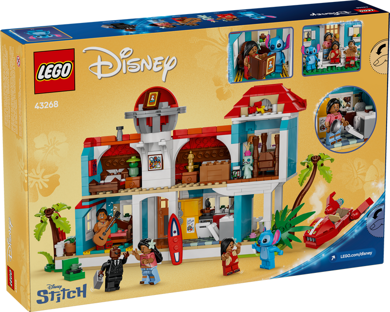 LEGO Lilo Stitch Beach House set 834 pieces, UK version