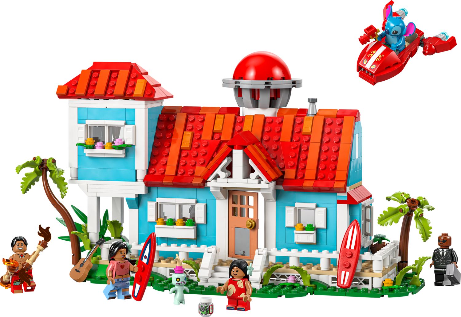 LEGO Lilo Stitch Beach House set 834 pieces, UK version