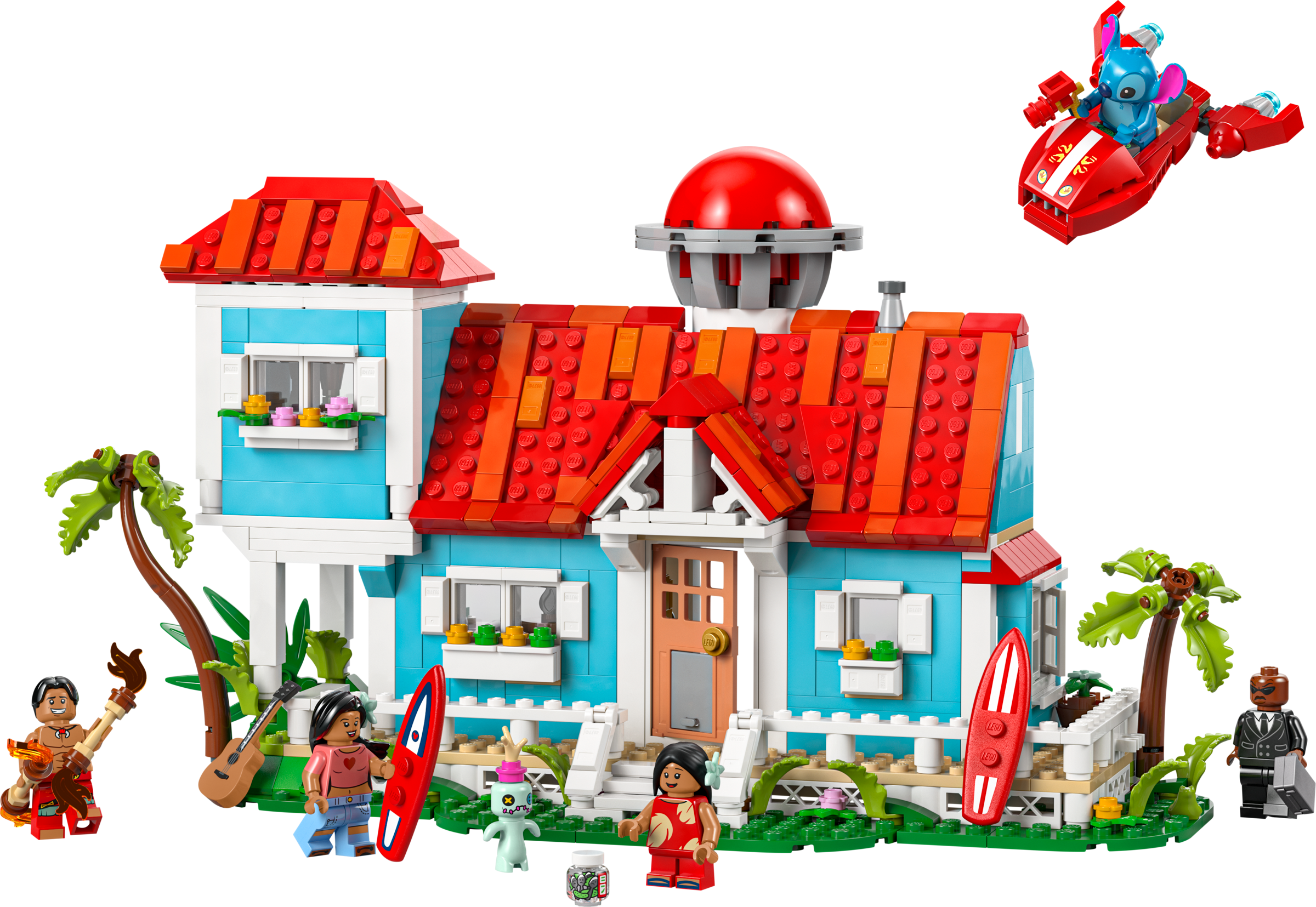 LEGO Lilo Stitch Beach House set 834 pieces, UK version