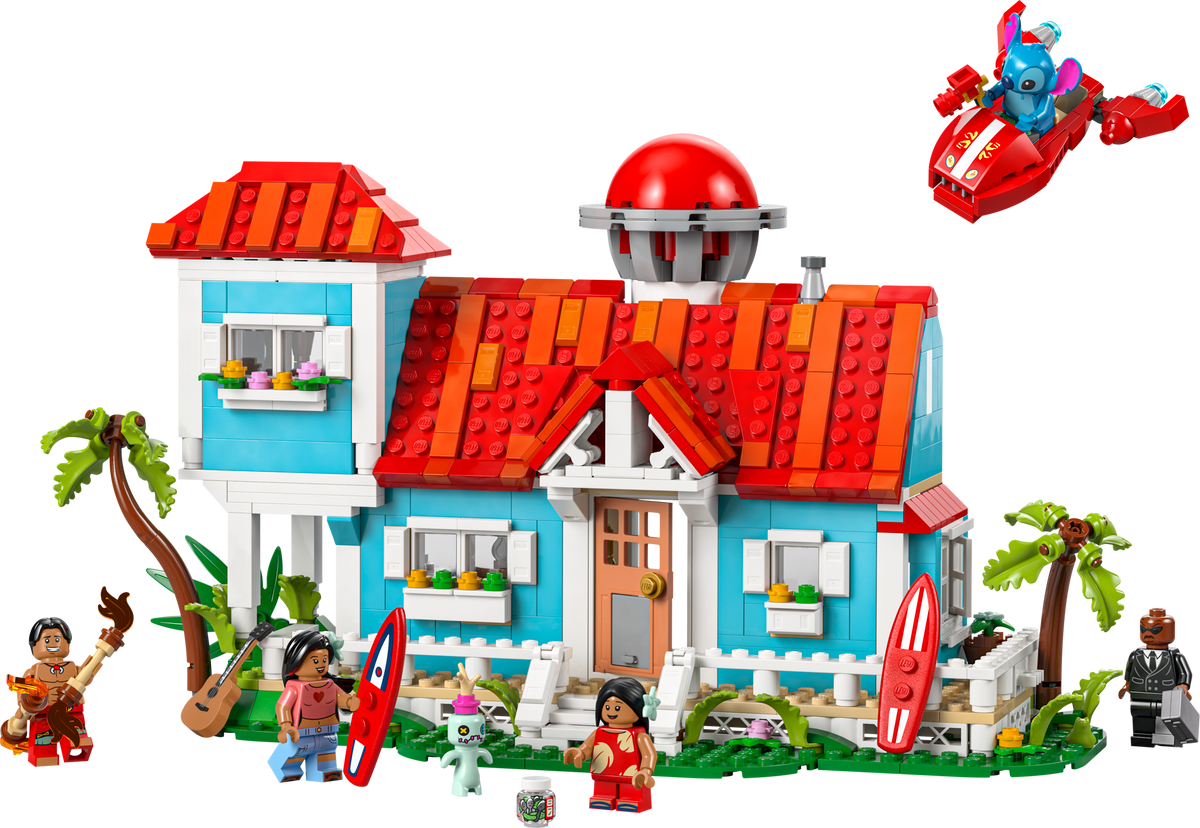 LEGO Lilo Stitch Beach House set 834 pieces, UK version
