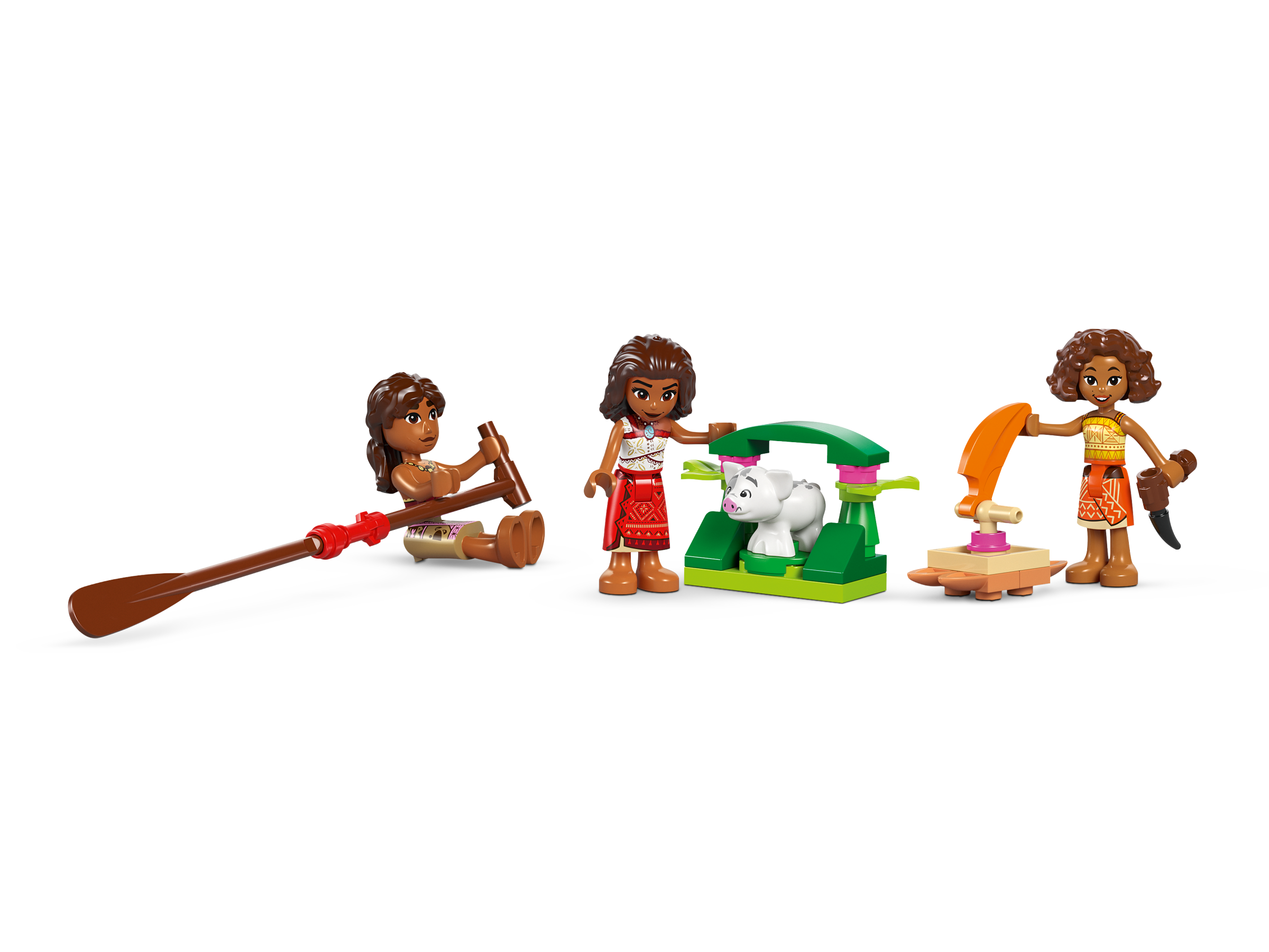 LEGO Moana Adventure Canoe building set 529 pieces, imported from the UK