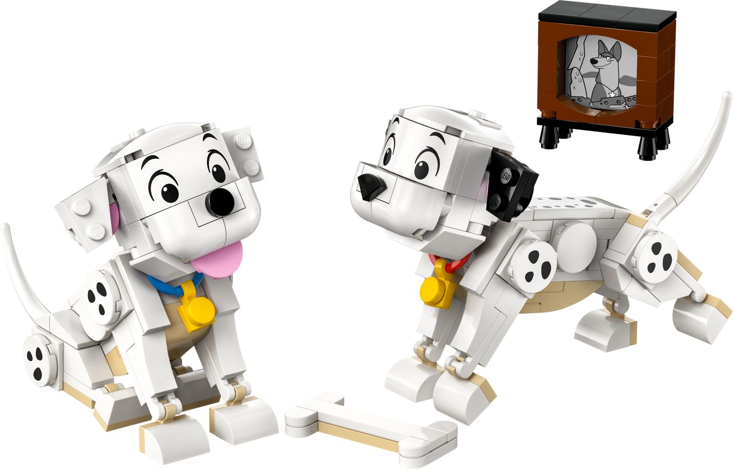 Lucky & Penny 101 Dalmatians Puppies LEGO building set - British product