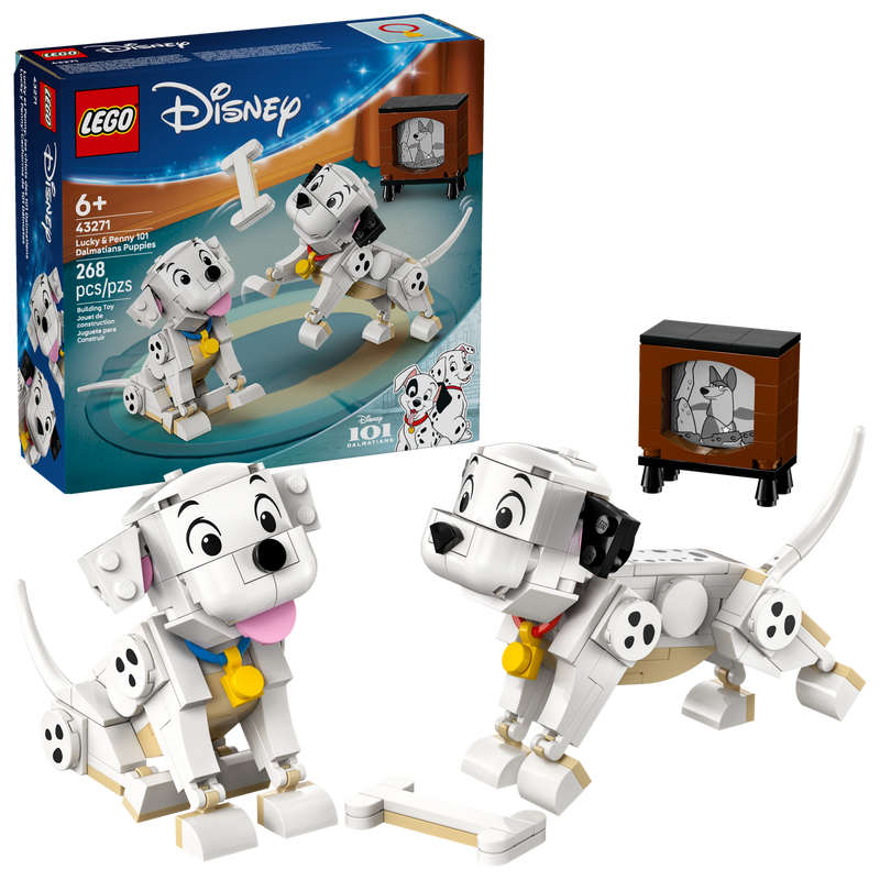 Lucky & Penny 101 Dalmatians Puppies LEGO building set - British product