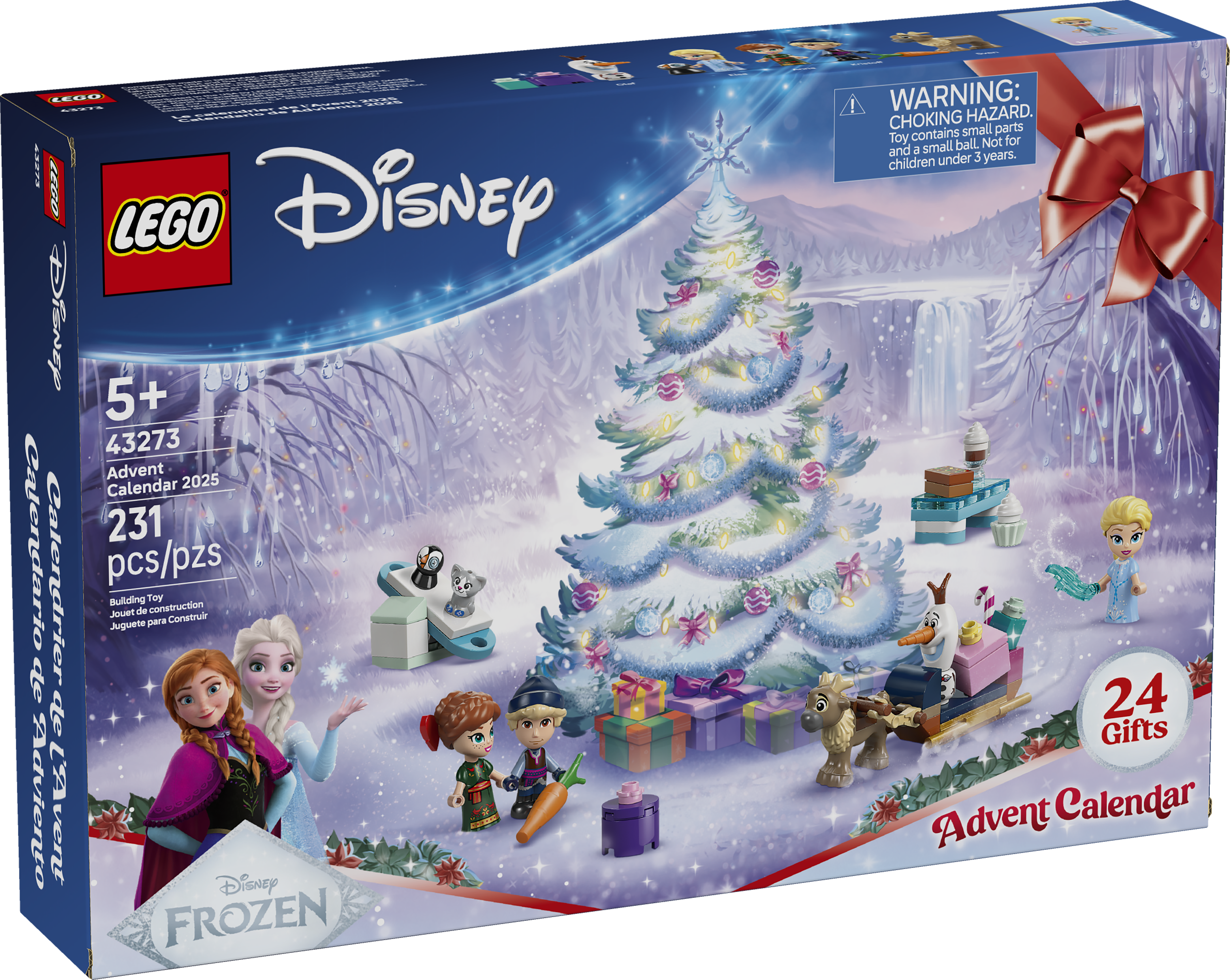 LEGO Disney Frozen Advent Calendar 2025 231 pieces, UK version