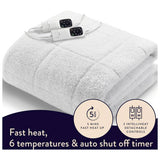 Dreamland Scandi Sherpa dual control underblanket double - British product