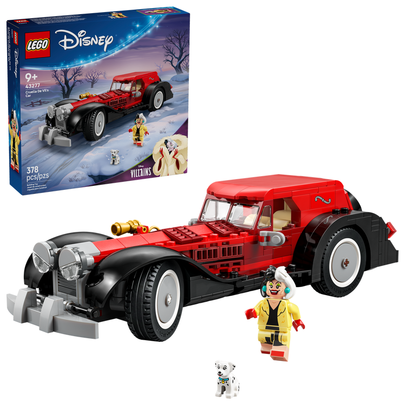 LEGO Cruella De Vil's Car building set 378 pieces - British product