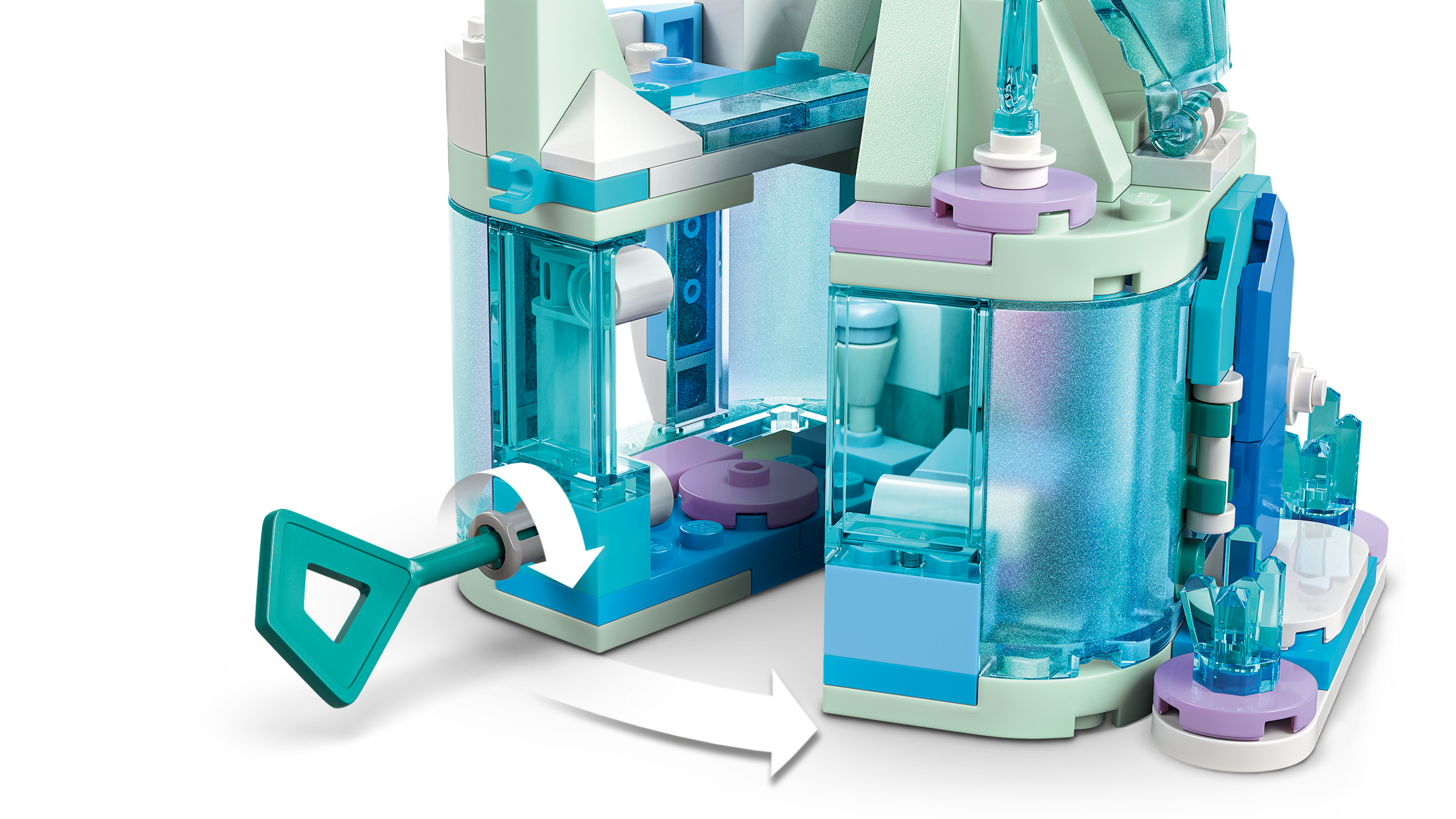 LEGO Disney Frozen castle building set, imported from the UK