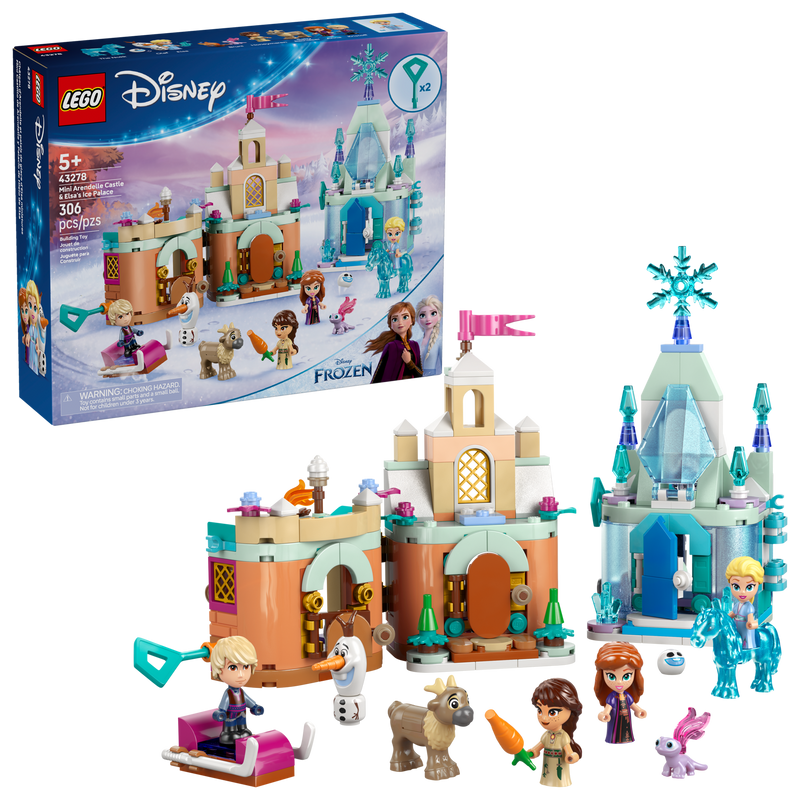 LEGO Disney Frozen castle building set, imported from the UK