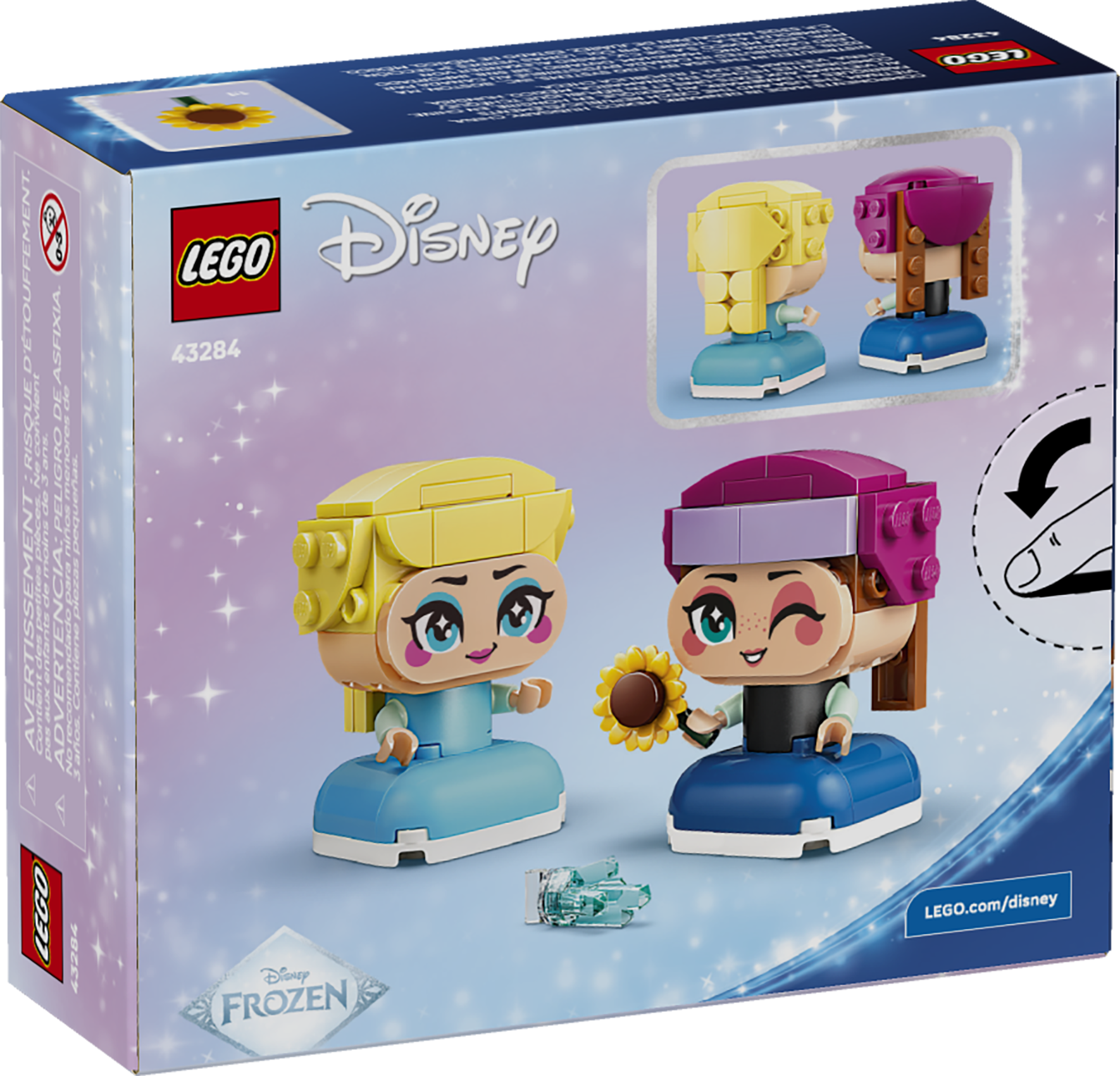 LEGO Disney Frozen Mini Anna and Elsa building set (British brand)