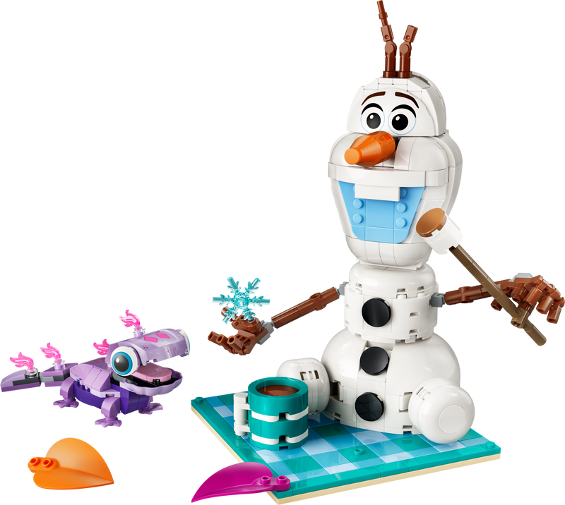 Lego Disney Frozen Olaf and Bruni building set 478 pieces, UK version