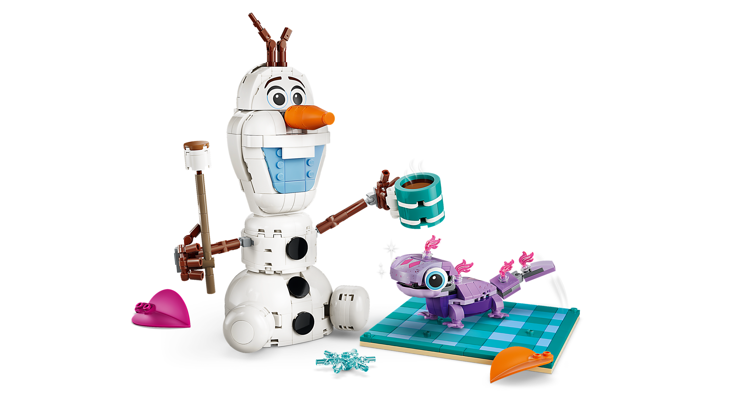Lego Disney Frozen Olaf and Bruni building set 478 pieces, UK version