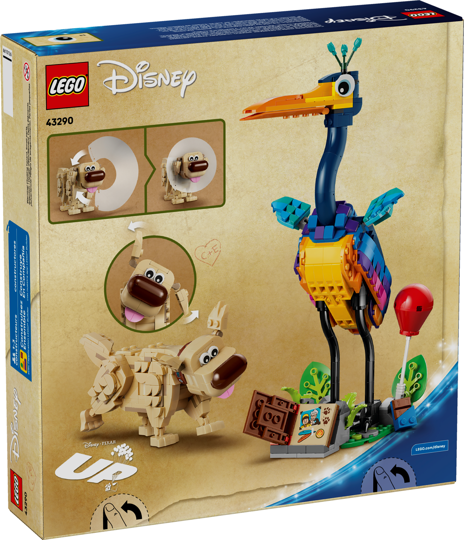 LEGO Disney Pixar Kevin & Dug building set 628 pieces - British product