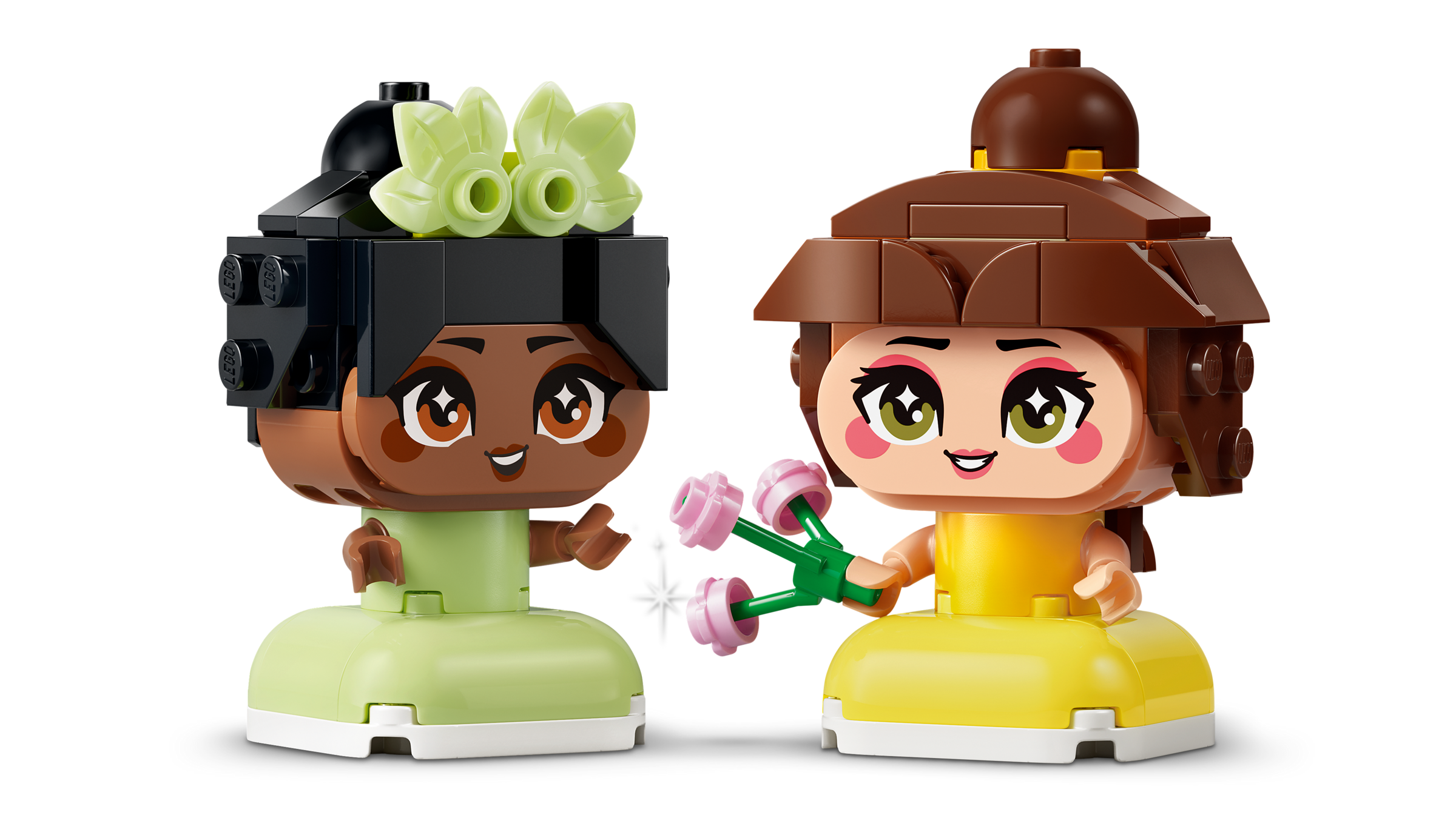 LEGO Disney Princess Belle Tiana castle building set 358 pieces (British brand)