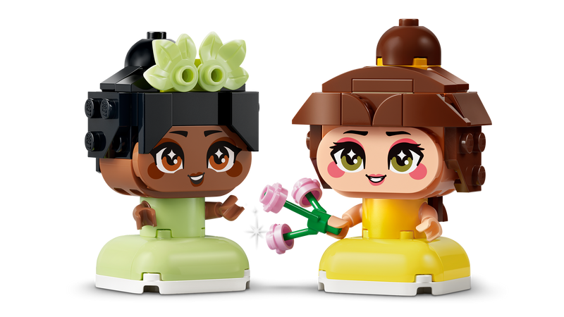 LEGO Disney Princess Belle Tiana castle building set 358 pieces (British brand)