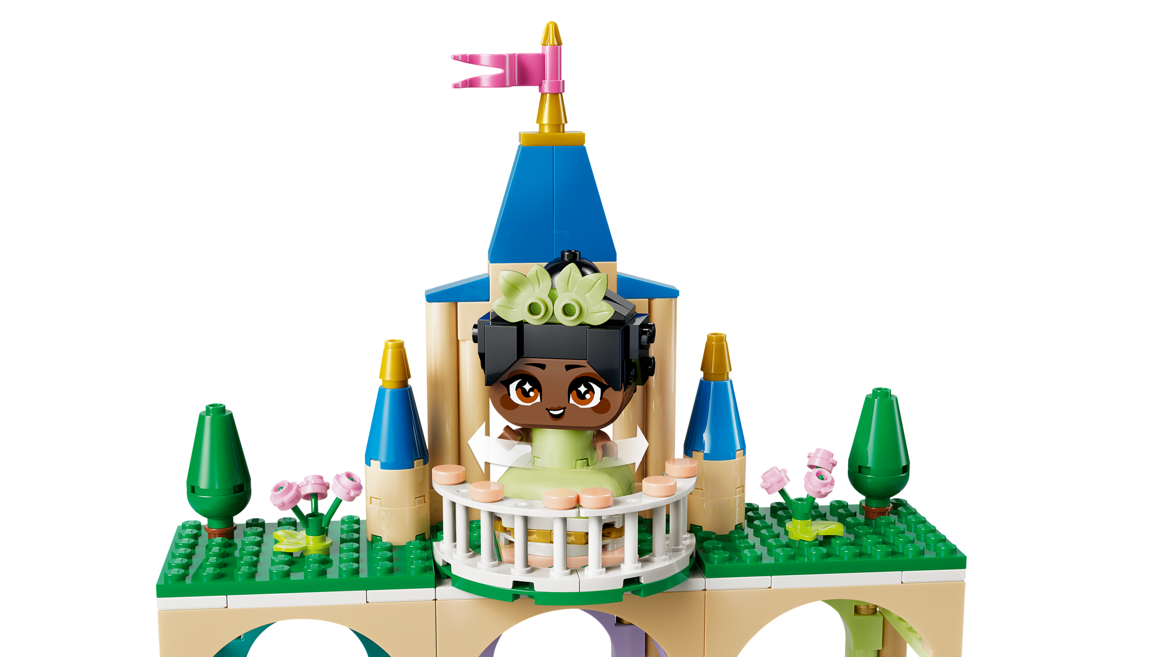 LEGO Disney Princess Belle Tiana castle building set 358 pieces (British brand)