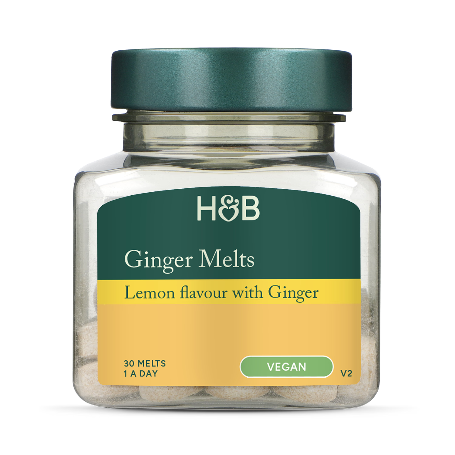 Holland & Barrett Ginger Melts Lemon 30 Count, UK version