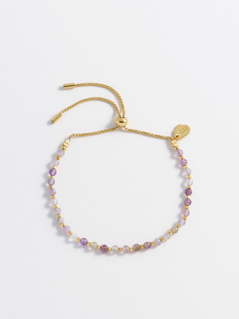Estella Bartlett Howlite Amelia Bracelet in Gold Tone Grey - British product