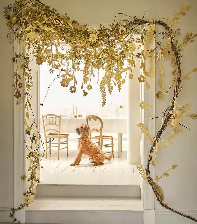 Meri Meri floral party backdrop, imported from the UK