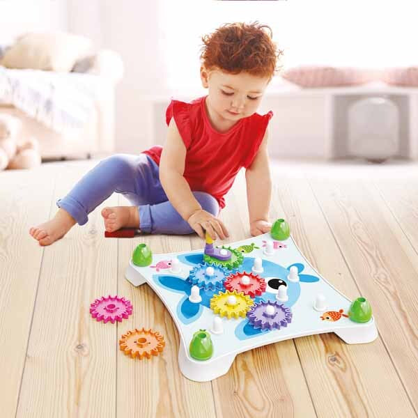 Quercetti Jumbo Gears building set, UK version
