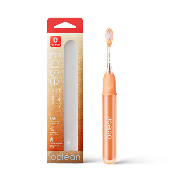 Oclean Ease rechargeable electric toothbrush orange, UK version