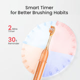 Oclean Ease rechargeable electric toothbrush orange, UK version