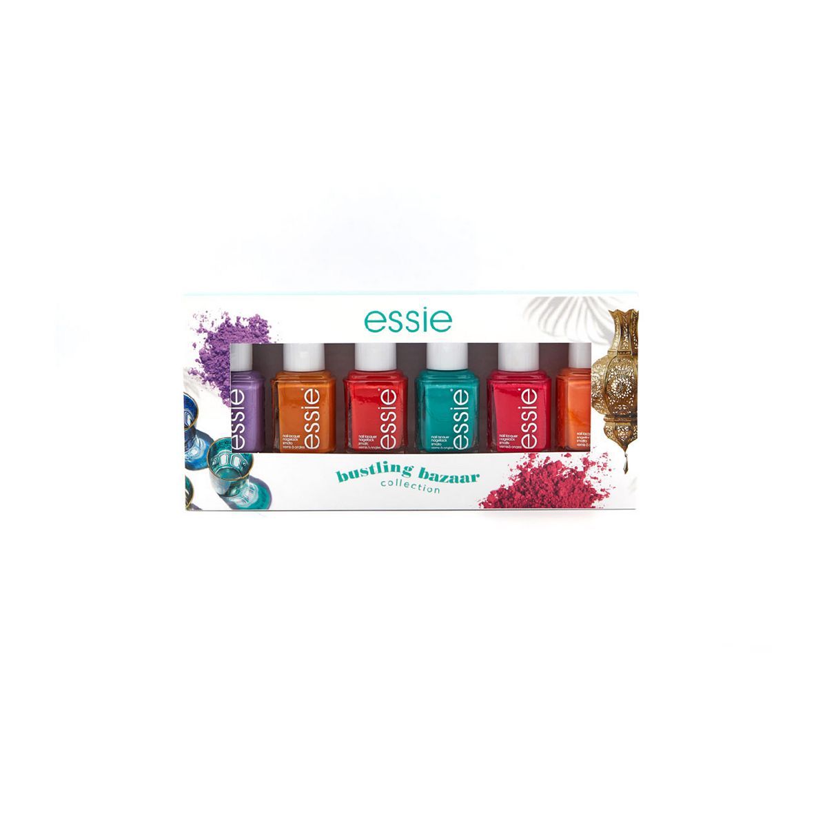 Essie Bustling Bazaar Collection Gift Set, Includes Bright, Vibrant and Colourful Nail Polish Shades For Summer GOODS Boots   