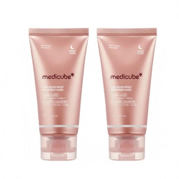 Medicube Collagen Night Wrapping Mask twin pack 2x50ml (British brand)
