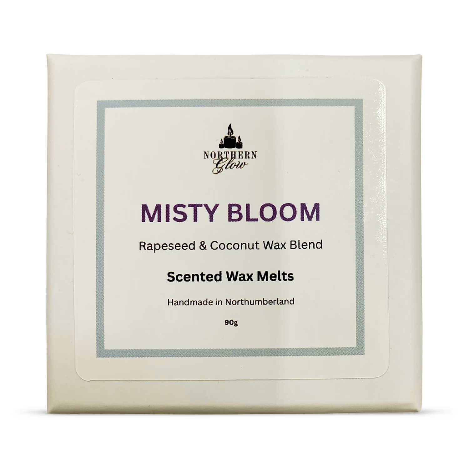 Hand poured scented wax melt Misty Bloom 90g - British product