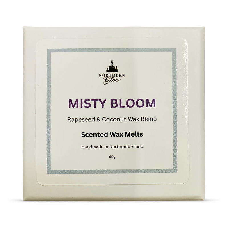 Hand poured scented wax melt Misty Bloom 90g - British product
