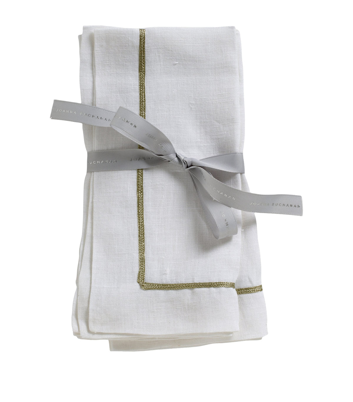 Joanna Buchanan linen embroidered napkins set of 2, UK version
