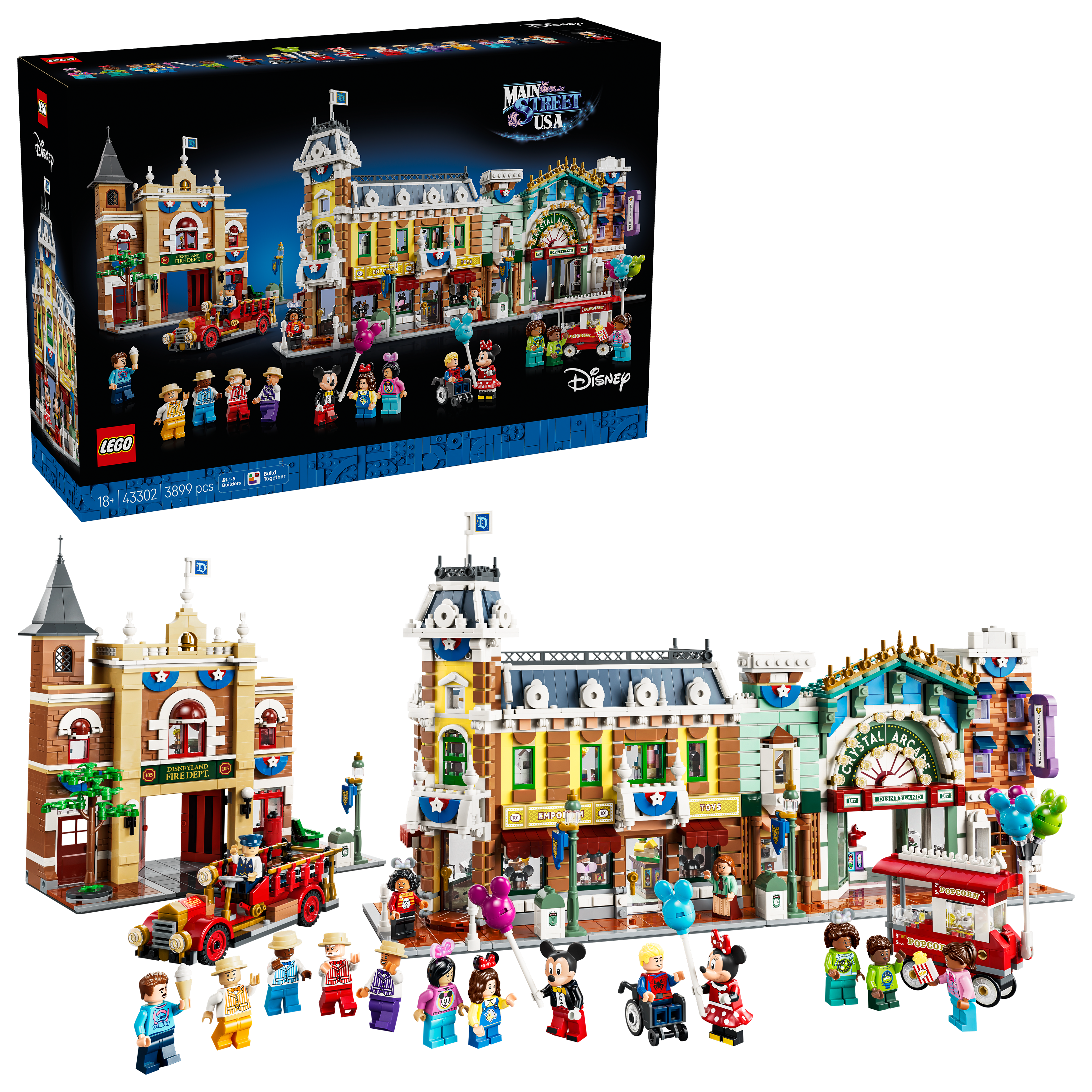LEGO Disney Main Street U.S.A. building set 3899 pieces (British brand)