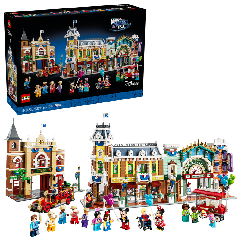 LEGO Disney Main Street U.S.A. building set 3899 pieces (British brand)