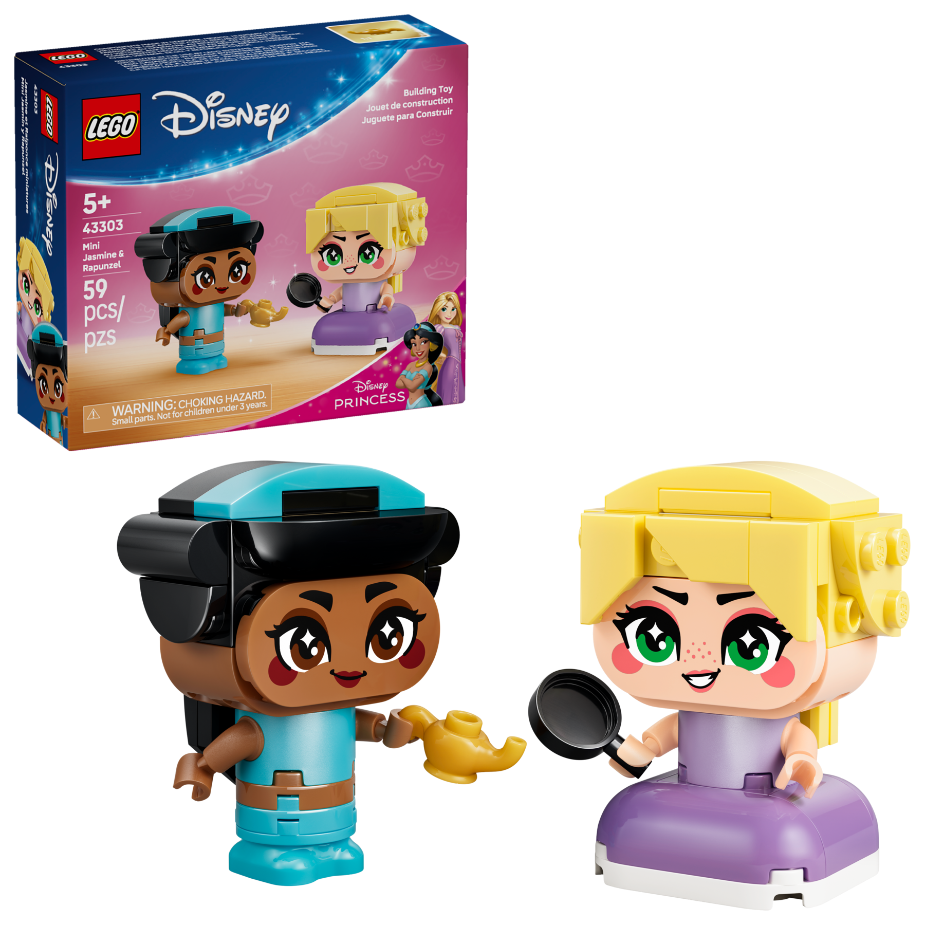LEGO building set Mini Jasmine and Rapunzel - British product