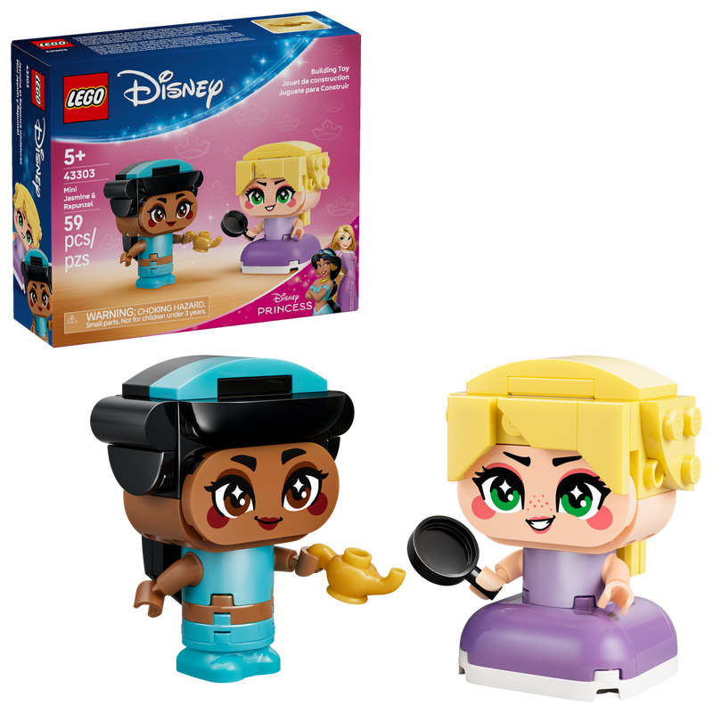 LEGO building set Mini Jasmine and Rapunzel - British product