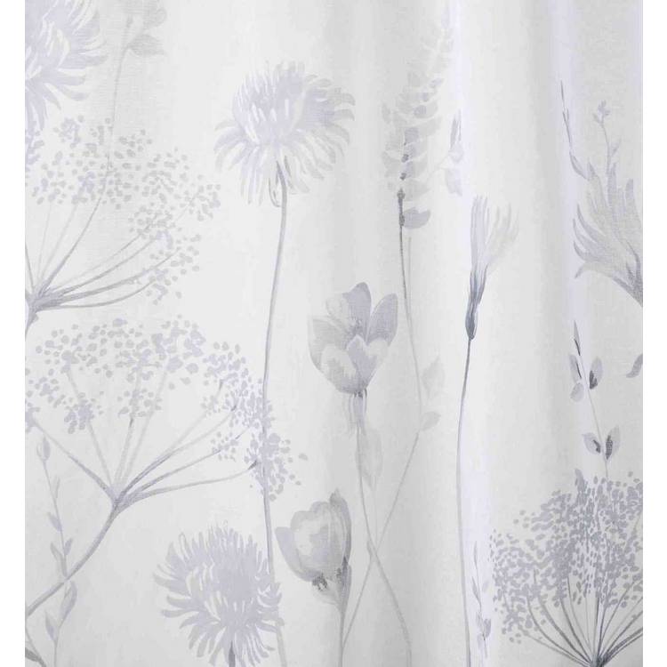 Catherine Lansfield white voile panel 140x122cm, imported from the UK