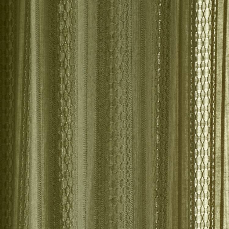 Pineapple Elephant olive voile curtain panel 140x122cm, imported from the UK
