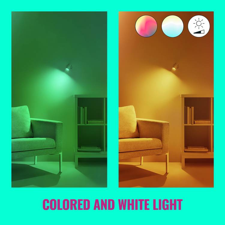 WiZ Imageo smart spotlight white metal, imported from the UK