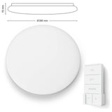 Philips Izso LED ceiling light white 38cm, imported from the UK