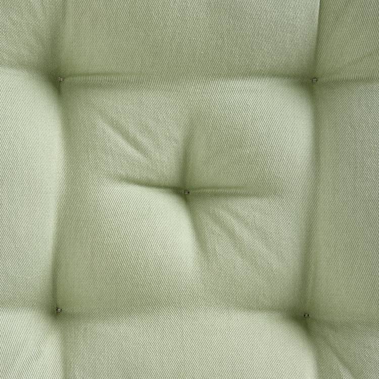Habitat green scallop seat cushions 40x40cm, UK version