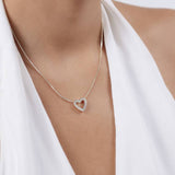 Radley 18ct gold plated heart necklace and trinket tray set, UK version