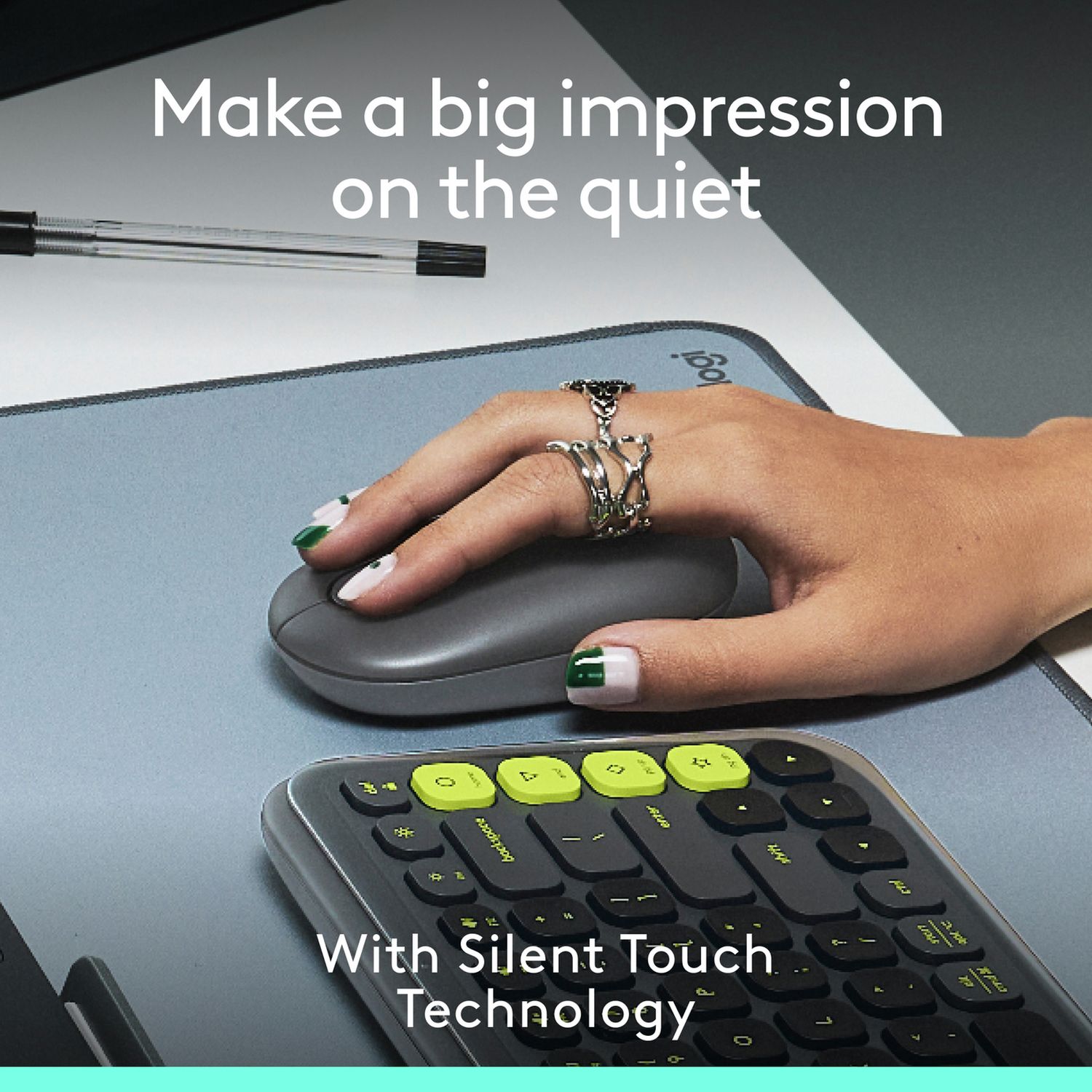 Logitech POP Wireless Mouse Graphite (British brand)
