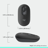 Logitech POP Wireless Mouse Graphite (British brand)