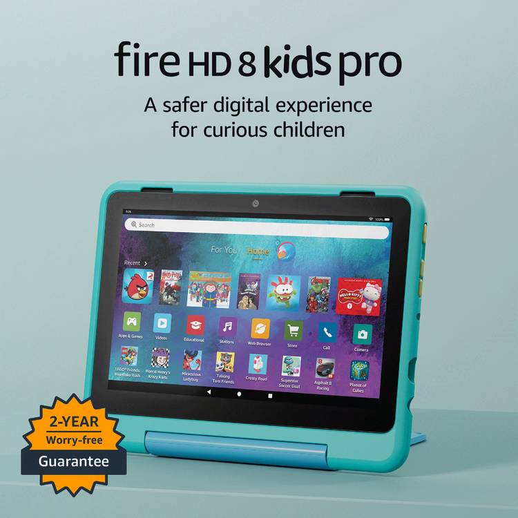 Amazon Kids Pro tablet 8 inch 32GB teal - British product