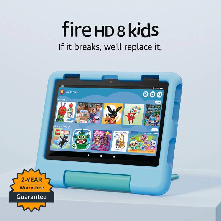 Amazon Fire HD 8 Kids Tablet Blue 32GB 8 inch, UK version
