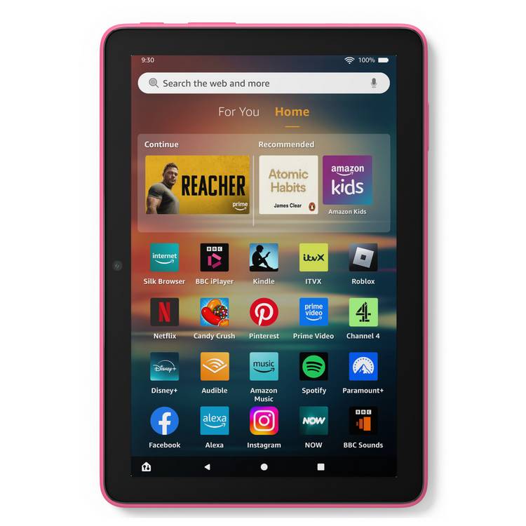 Amazon Fire HD 8 8 Inch 32GB Wi-Fi Tablet - Hibiscus